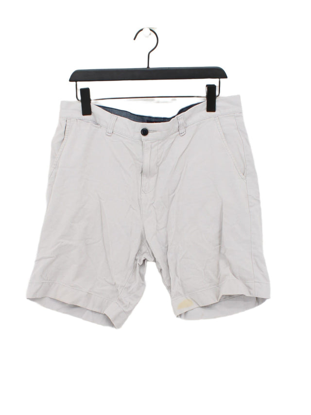 Tommy Hilfiger Men's Shorts W 34 in Cream 100% Cotton
