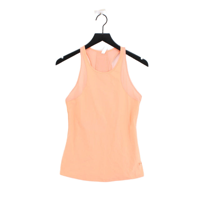 Under Armour Women's T-Shirt M Orange 100% Polyester