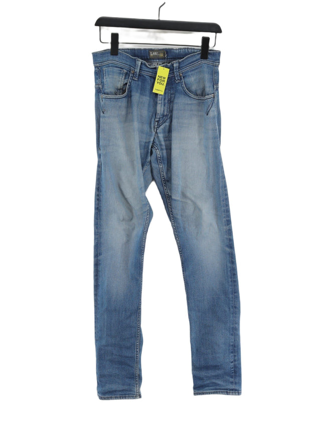 Lee Men's Jeans W 28 in Blue Cotton with Polyester