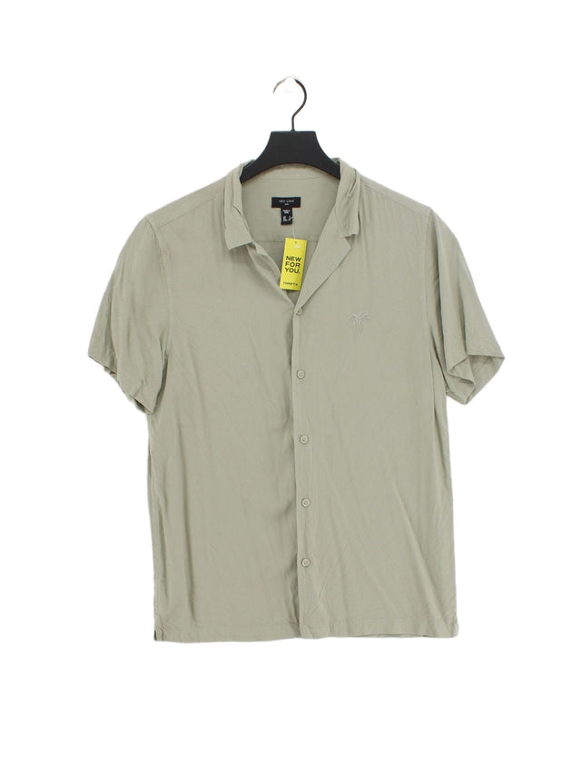 New Look Men's Shirt S Green 100% Other