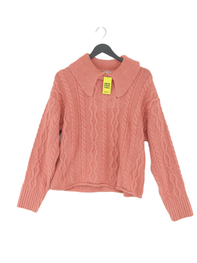 NA-KD Women's Jumper S Pink Acrylic with Polyester