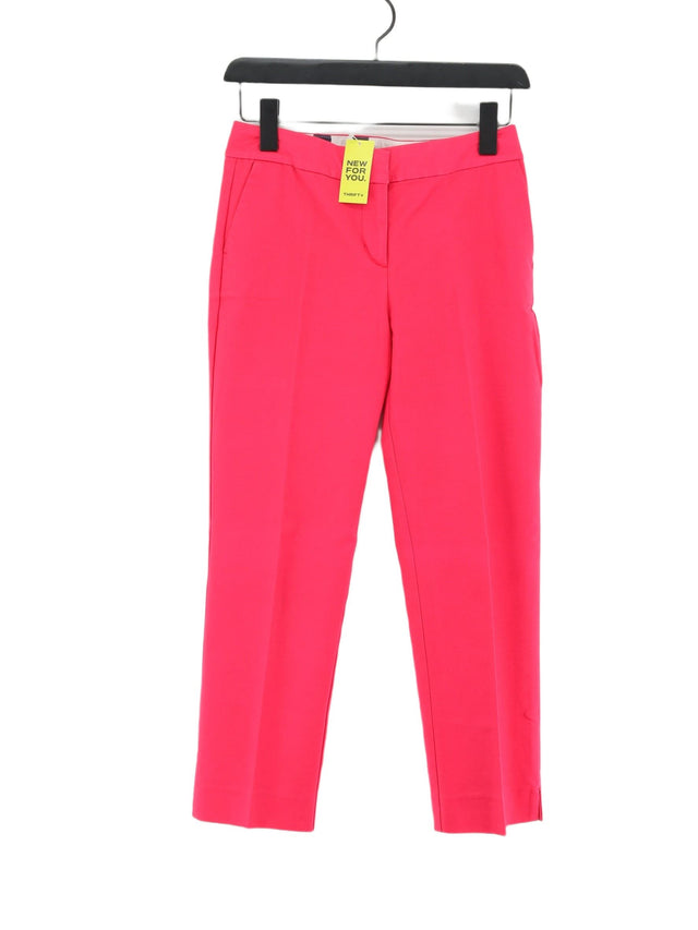 Boden Women's Suit Trousers UK 8 Pink Cotton with Elastane