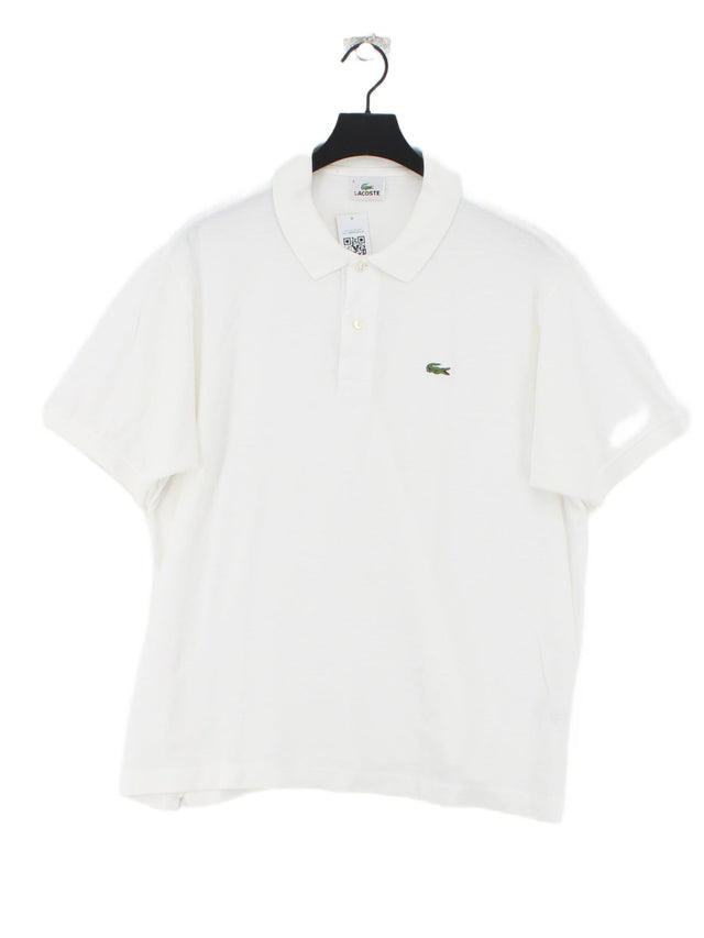 Lacoste Men's Polo L White 100% Cotton