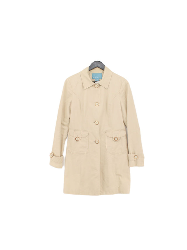 Nine West Women's Coat S Cream Cotton with Polyester