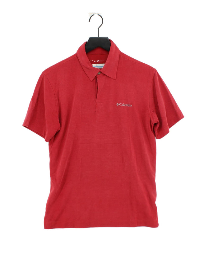 Columbia Men's Polo M Red Lyocell Modal with Polyester