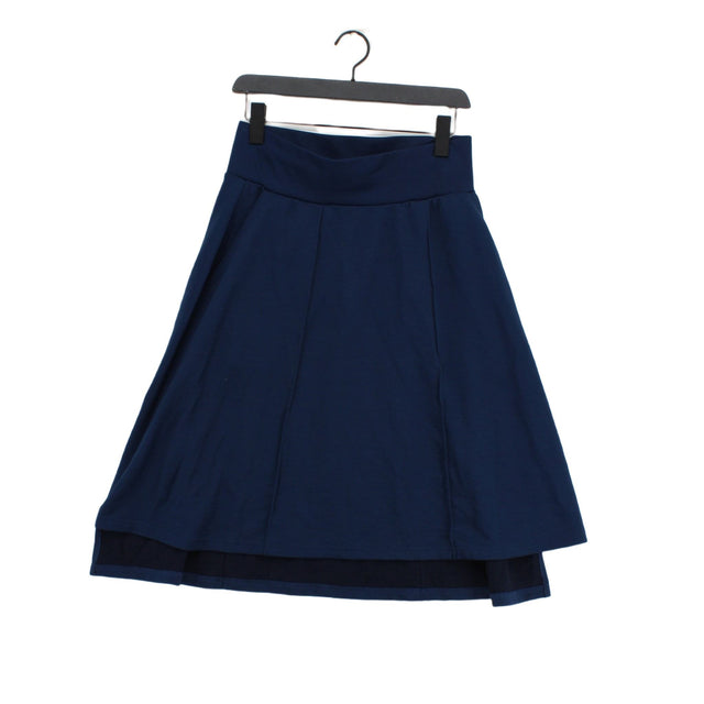 Cheap Monday Women's Midi Skirt M Blue Polyester with Cotton