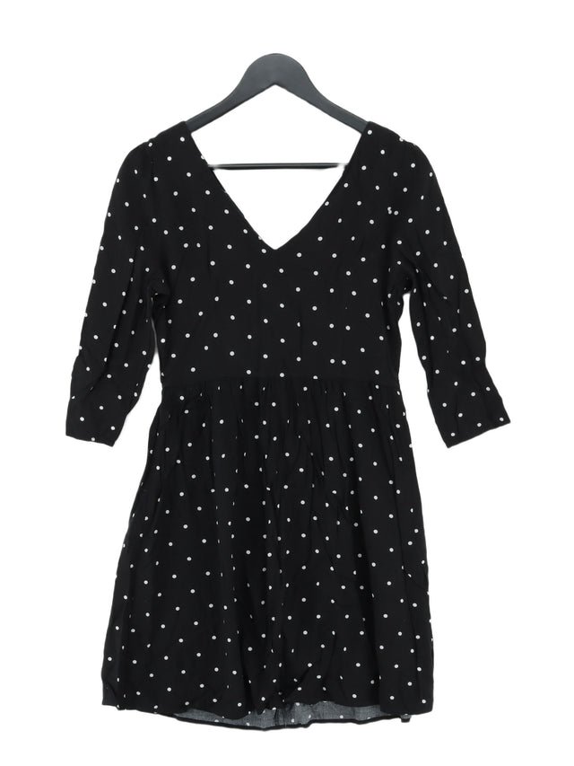 La Redoute Women's Midi Dress L Black 100% Viscose