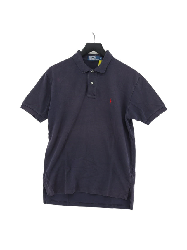 Ralph Lauren Men's Polo M Blue 100% Cotton