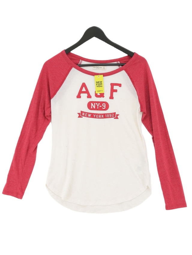 Abercrombie & Fitch Women's Top M Multi Cotton with Polyester