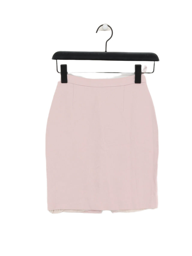 Moschino Women's Midi Skirt UK 4 Pink Rayon with Other