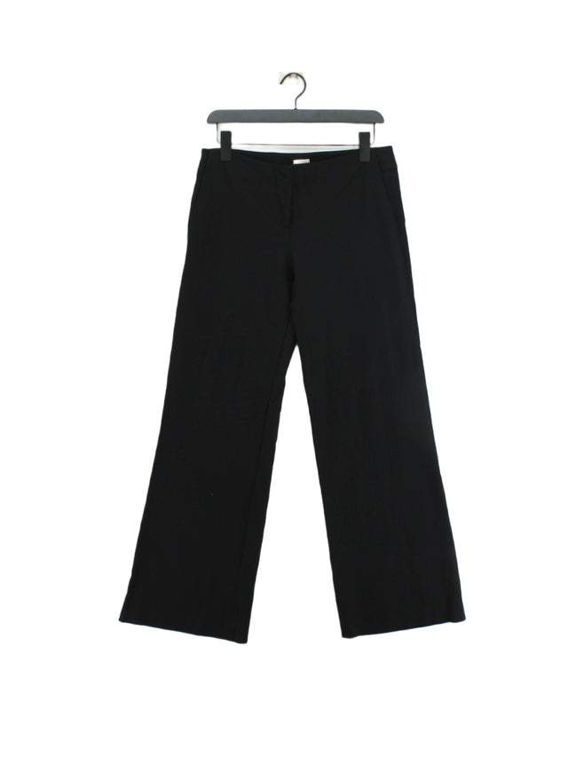 Whistles Women's Trousers UK 10 Black 100% Other