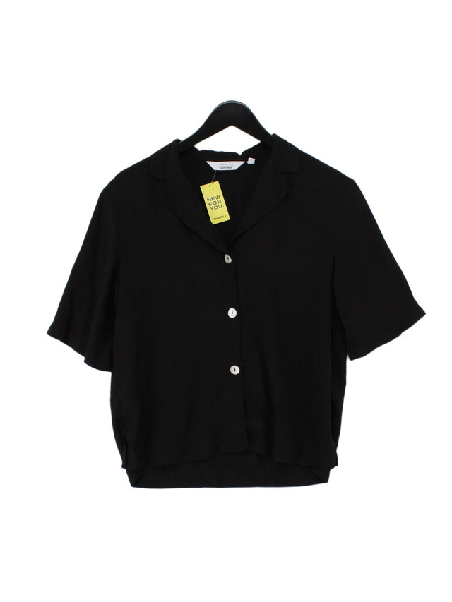 & Other Stories Women's Shirt UK 6 Black Other with Viscose