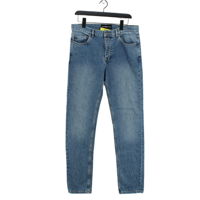 The Kooples Men's Jeans W 31 in Blue Cotton with Elastane