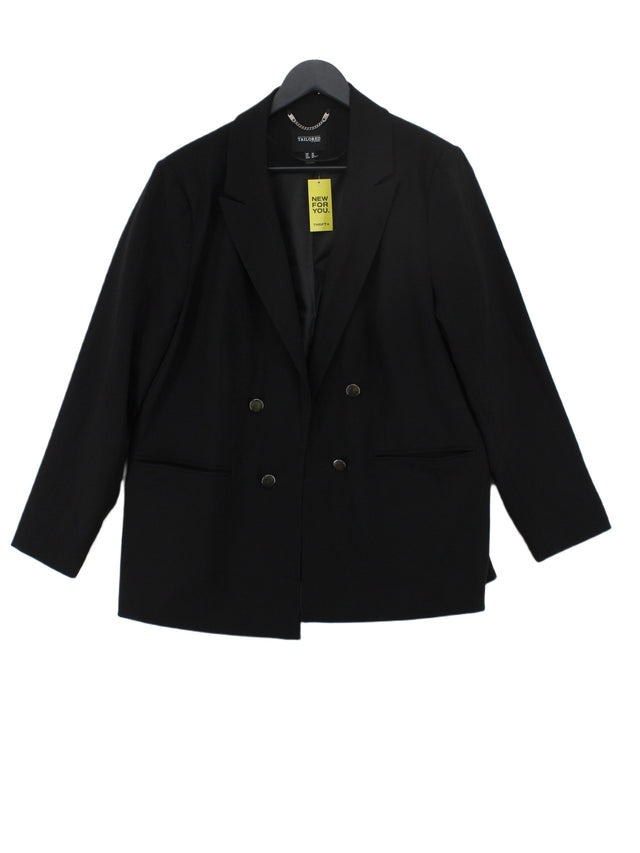 Tailored Women's Blazer UK 20 Black 100% Polyester
