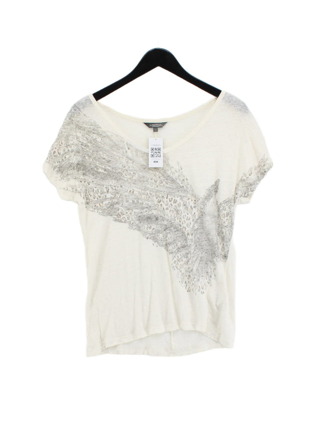 Limited Collection Women's Top UK 14 White 100% Linen
