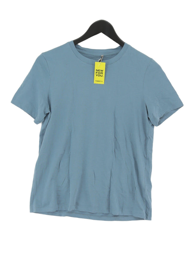 Jigsaw Women's T-Shirt M Blue 100% Cotton