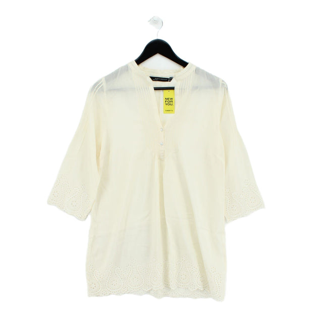 Zara Women's Top M Cream 100% Other