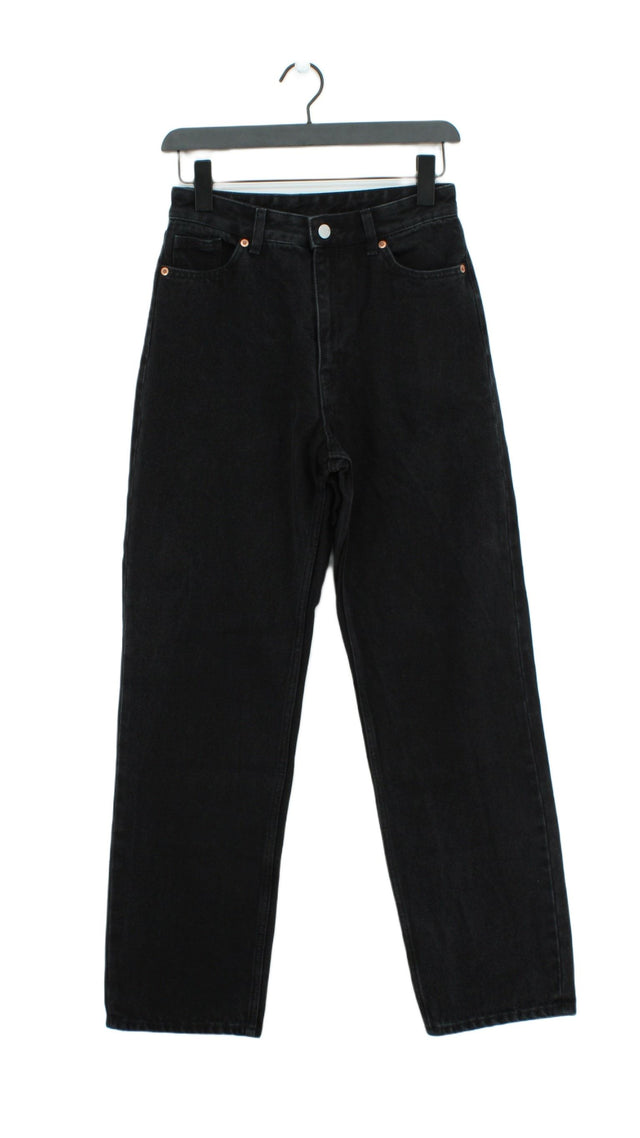 Monki Women's Jeans W 26 in Black 100% Cotton