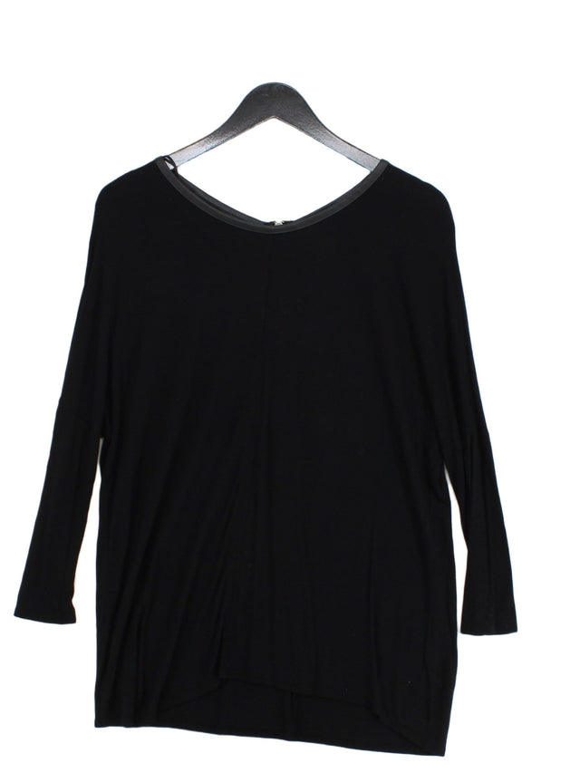 Zara Women's Top M Black 100% Viscose