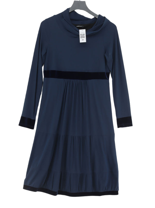 Beatrice Women's Midi Dress UK 16 Blue Polyamide with Elastane, Polyester