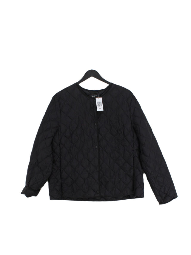Uniqlo Women's Coat XL Black 100% Polyester