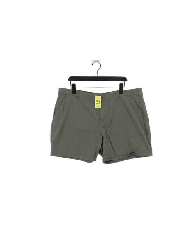 Mountain Warehouse Women's Shorts UK 18 Green 100% Other