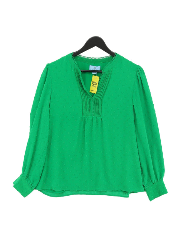 Cece Women's Blouse M Green 100% Polyester