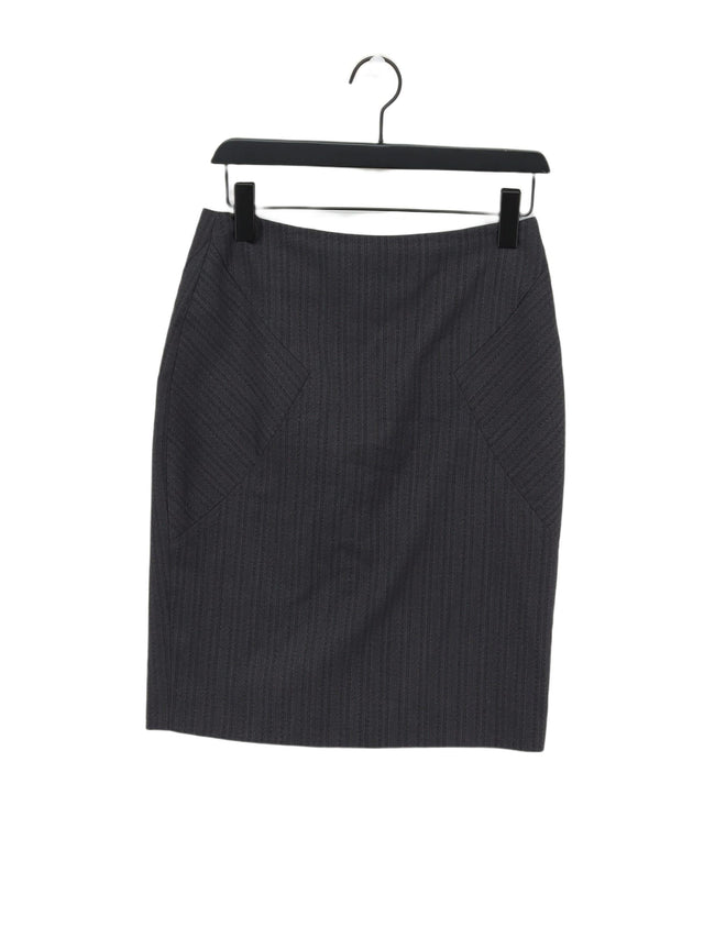 Next Women's Midi Skirt UK 8 Grey 100% Other