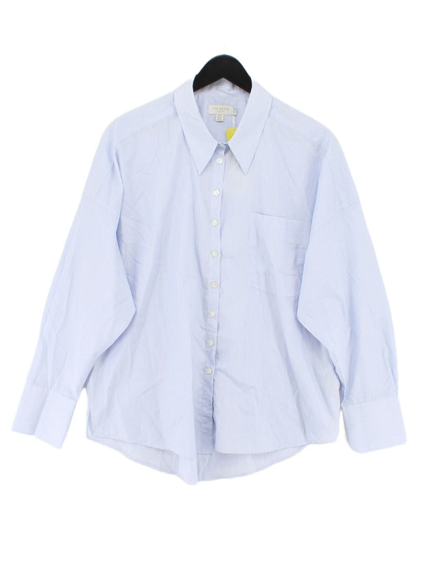 Ted Baker Men's Shirt Chest: 42 in Blue 100% Cotton