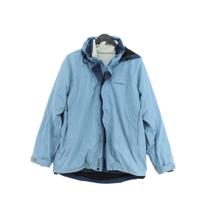 Berghaus Women's Coat UK 14 Blue 100% Nylon