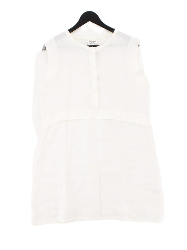 Beaumont Organic Women's Midi Dress S White 100% Cotton