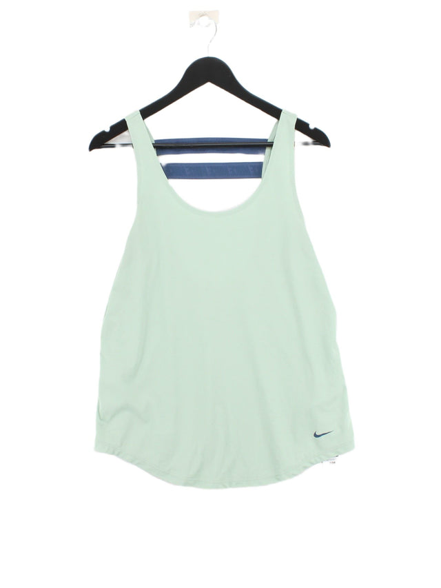 Nike Women's T-Shirt M Green 100% Polyester