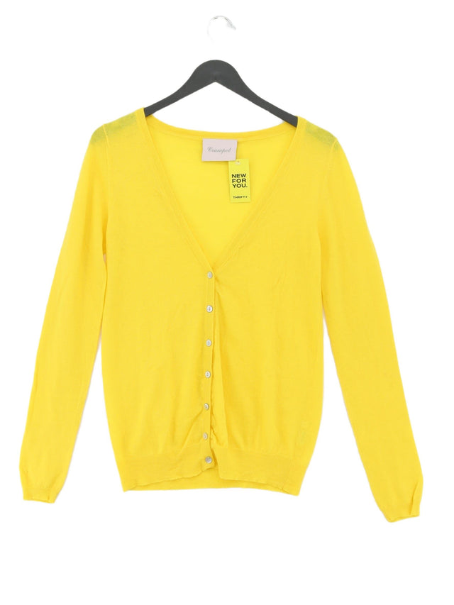 Crumpet Women's Cardigan S Yellow 100% Cashmere