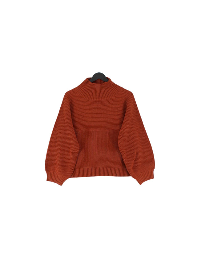 Monki Women's Jumper S Brown Polyester with Acrylic