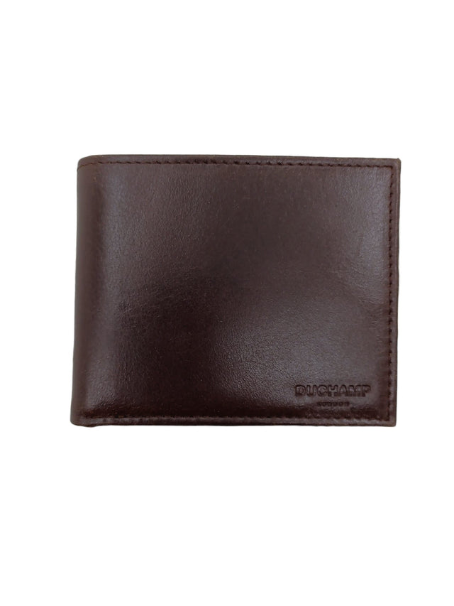Duchamp Men's Wallet Brown Leather with Polyester