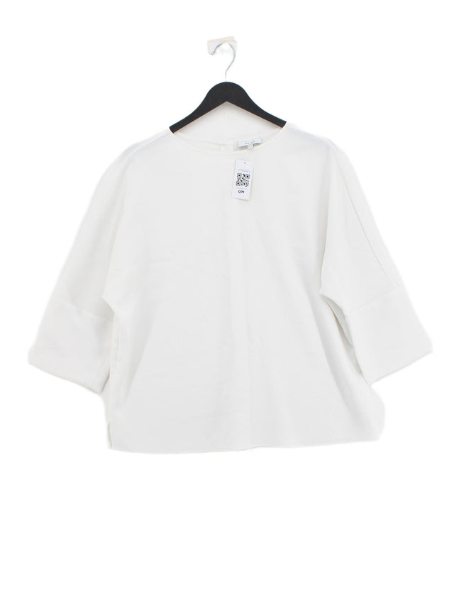 Reiss Women's Top UK 12 White 100% Other