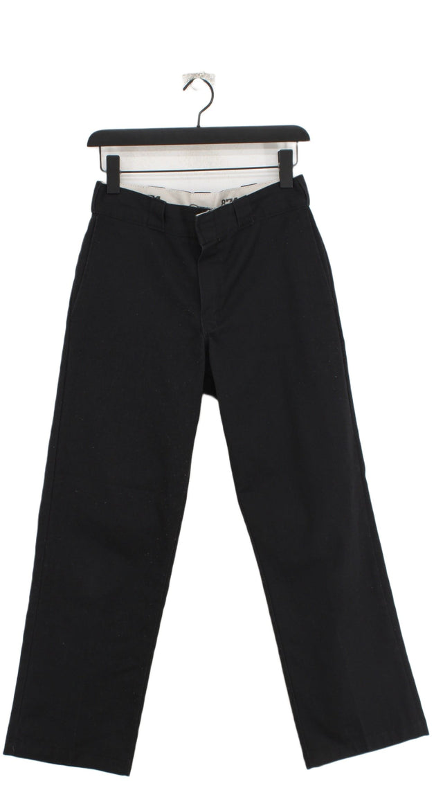 Dickies Men's Trousers W 30 in Black Polyester with Cotton