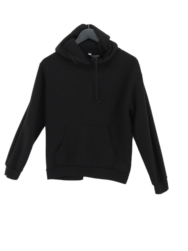 Brave Soul Men's Hoodie M Black Polyester with Cotton