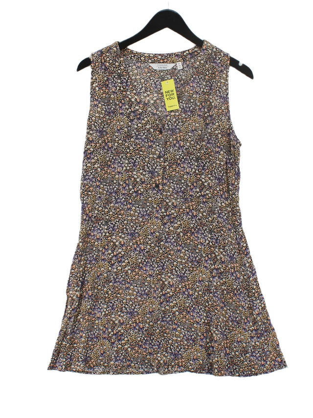 & Other Stories Women's Midi Dress UK 12 Multi 100% Viscose