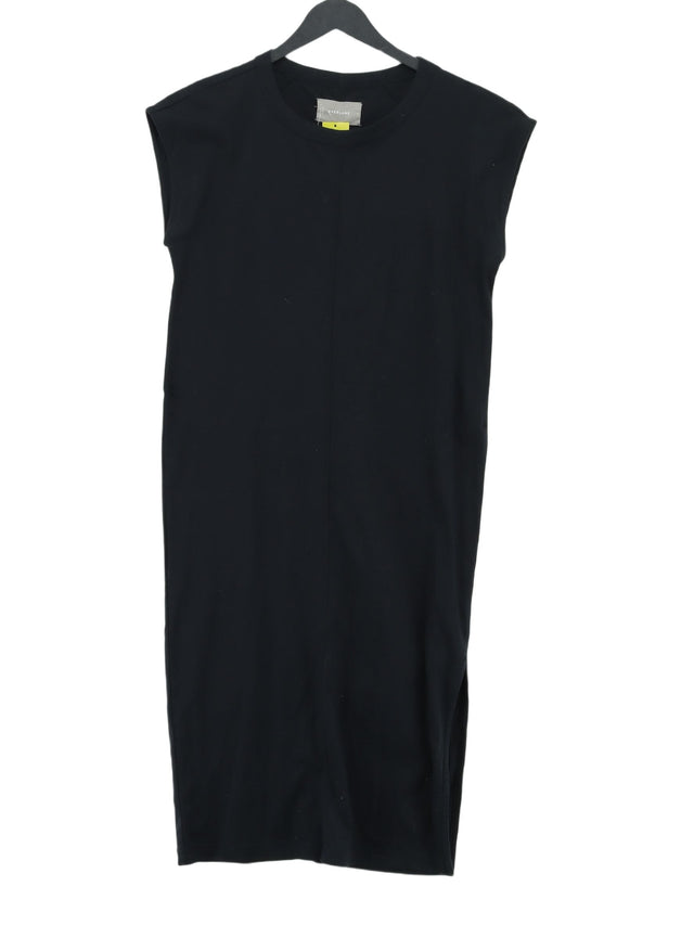 Everlane Women's Midi Dress S Black 100% Cotton