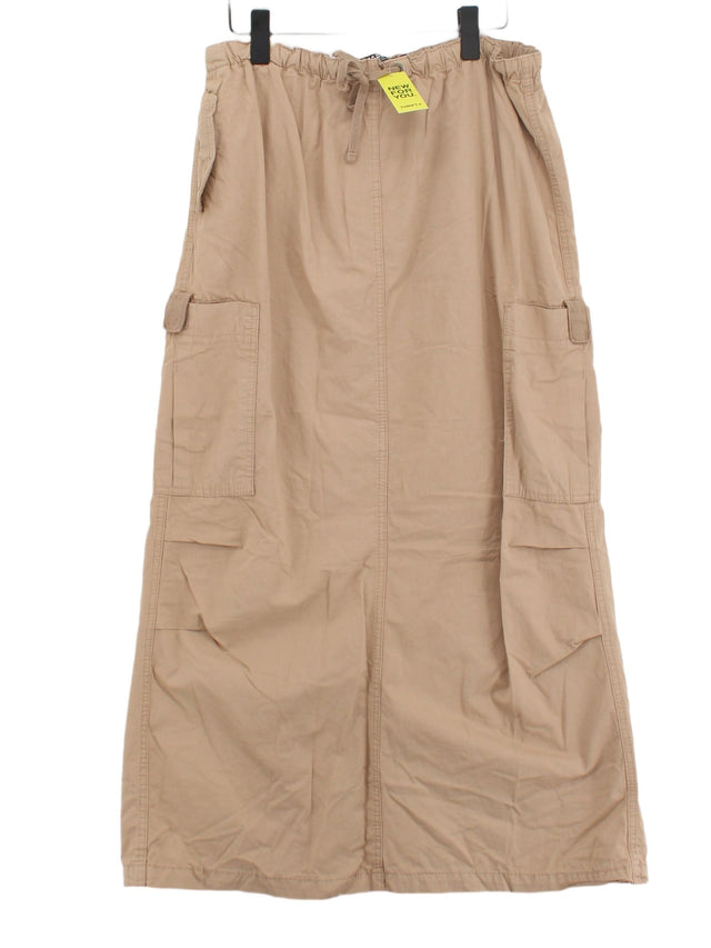 Jaded London Women's Maxi Skirt UK 12 Cream 100% Cotton