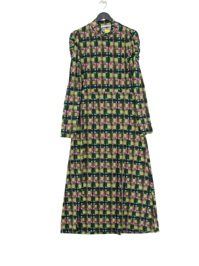 Warehouse Women's Maxi Dress M Multi Polyester with Elastane