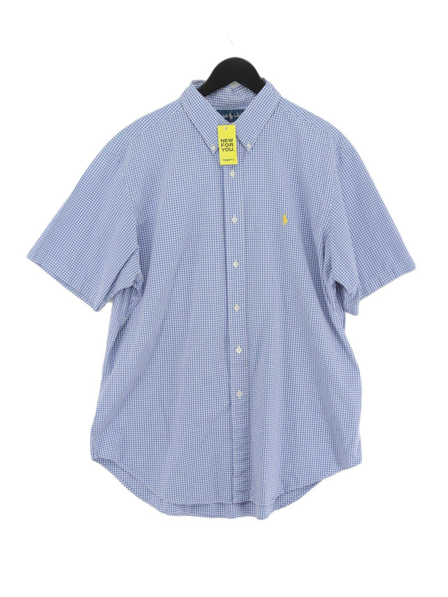 Ralph Lauren Men's Shirt XL Blue 100% Cotton