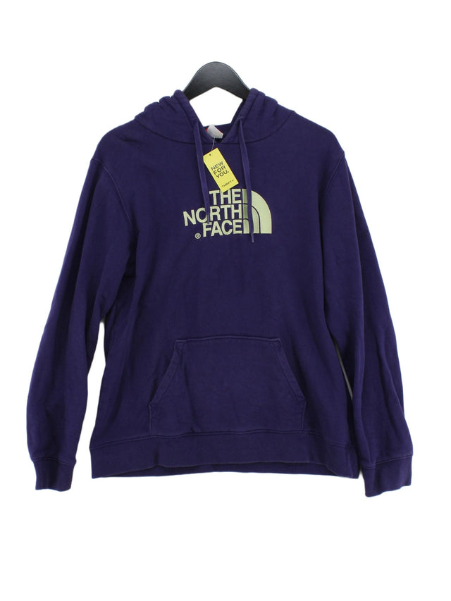 The North Face Women's Hoodie XL Purple 100% Cotton