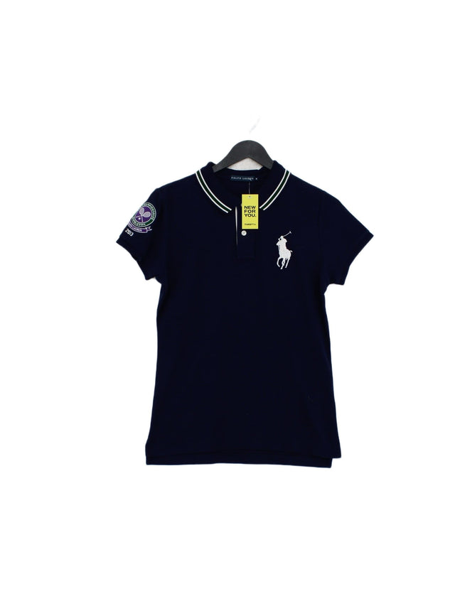 Ralph Lauren Women's Polo S Blue Cotton with Polyester