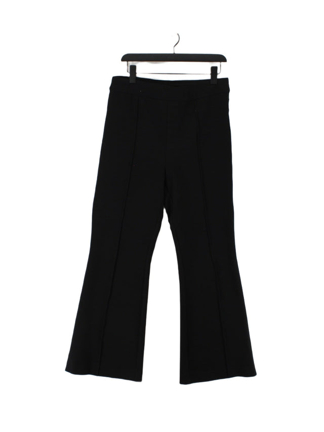 Spanx Women's Trousers UK 20 Black Rayon with Elastane, Nylon