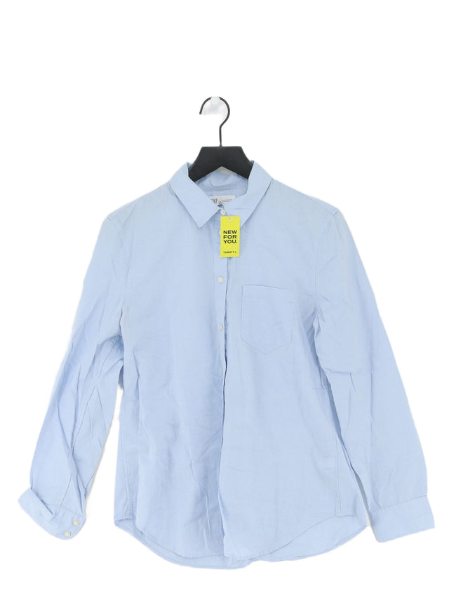 Gap Women's Shirt M Blue 100% Cotton