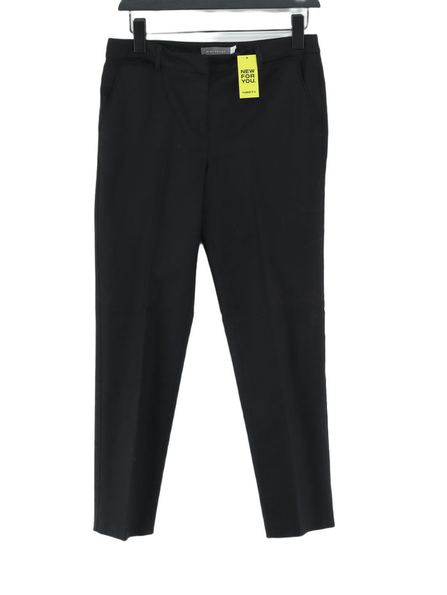 Mint Velvet Women's Suit Trousers UK 10 Black Cotton with Elastane