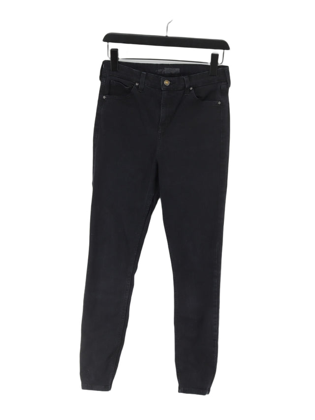 Topshop Women's Jeans W 30 in Black 100% Cotton