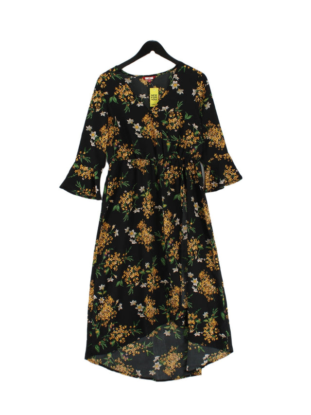 Joe Browns Women's Maxi Dress UK 14 Black 100% Polyester
